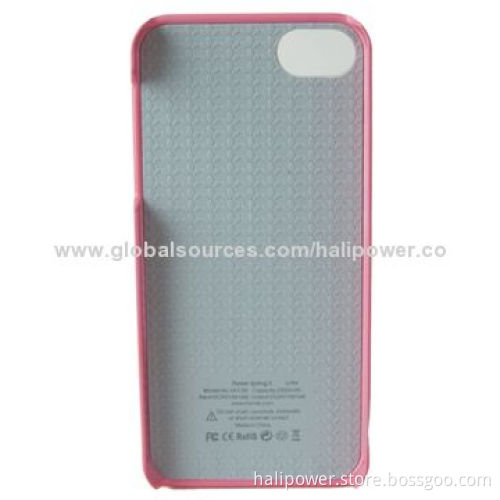 Battery Case for iPhone 5, 2,200mAh Capacity with CE, ROHS